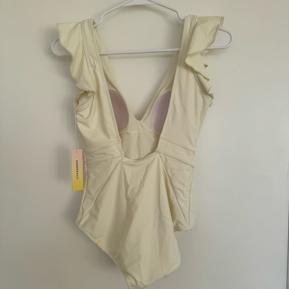 NWT Summersalt Cream Swimsuit Size 4 - Picture 7 of 8